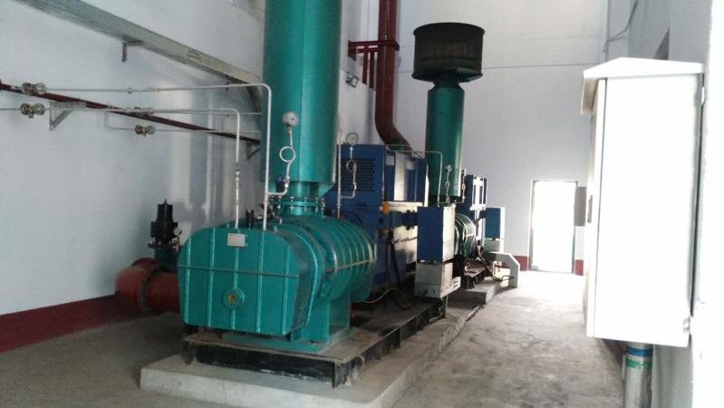 陽泉煤業(yè)集團合作項目三葉羅茨鼓風(fēng)機使用現(xiàn)場