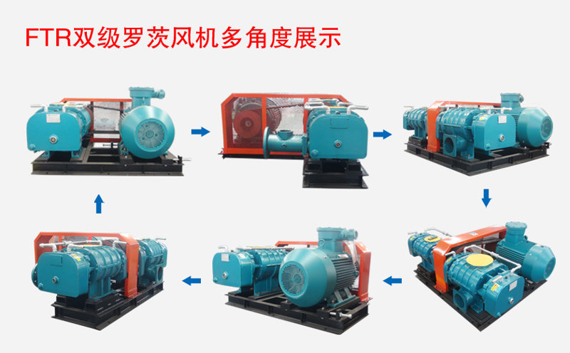 FTR-G雙級羅茨風(fēng)機多角度展示